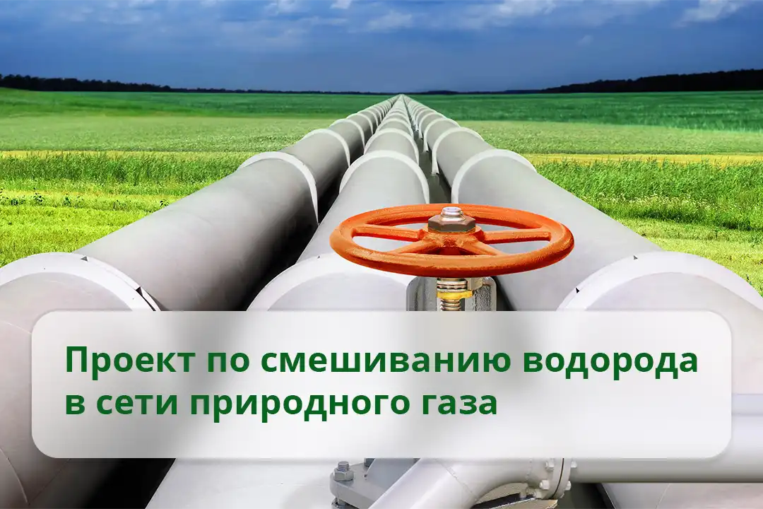 Проект по смешиванию водорода в сети природного газа